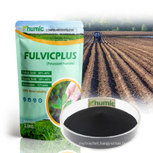 "FulvicPlus" China Compound Strong Roots Uses Improve Quality Potassium Humate Fulvate Flakes